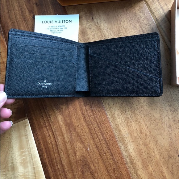 Black monogram billfold Louis Vuitton wallet - Picture 2 of 4